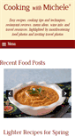 Mobile Screenshot of cookingwithmichele.com